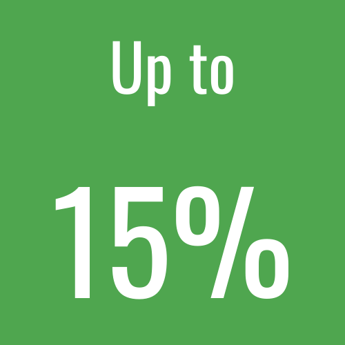 15% icon 15% icon